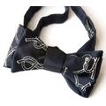 Knot Tying Diagram Bow Tie. Navy Blue Tie & More. "Knotical.