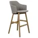 Cane-line Choice Indoor/Outdoor Stool with Seat/Back Covers, Teak Base - 54500PPS | 54500RY146 | 54500Y146 | 54506T