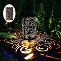 Solar Lantern Bronze Outdoor Light Solar Hanging Lanterns Retro Metal Solar Lantern With Handle Garden Decor Table Lights For Patio Yard Pathway