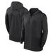 Men's Nike Black St. Louis Cardinals Authentic Collection Travel Performance Lightweight Full-Zip Hoodie