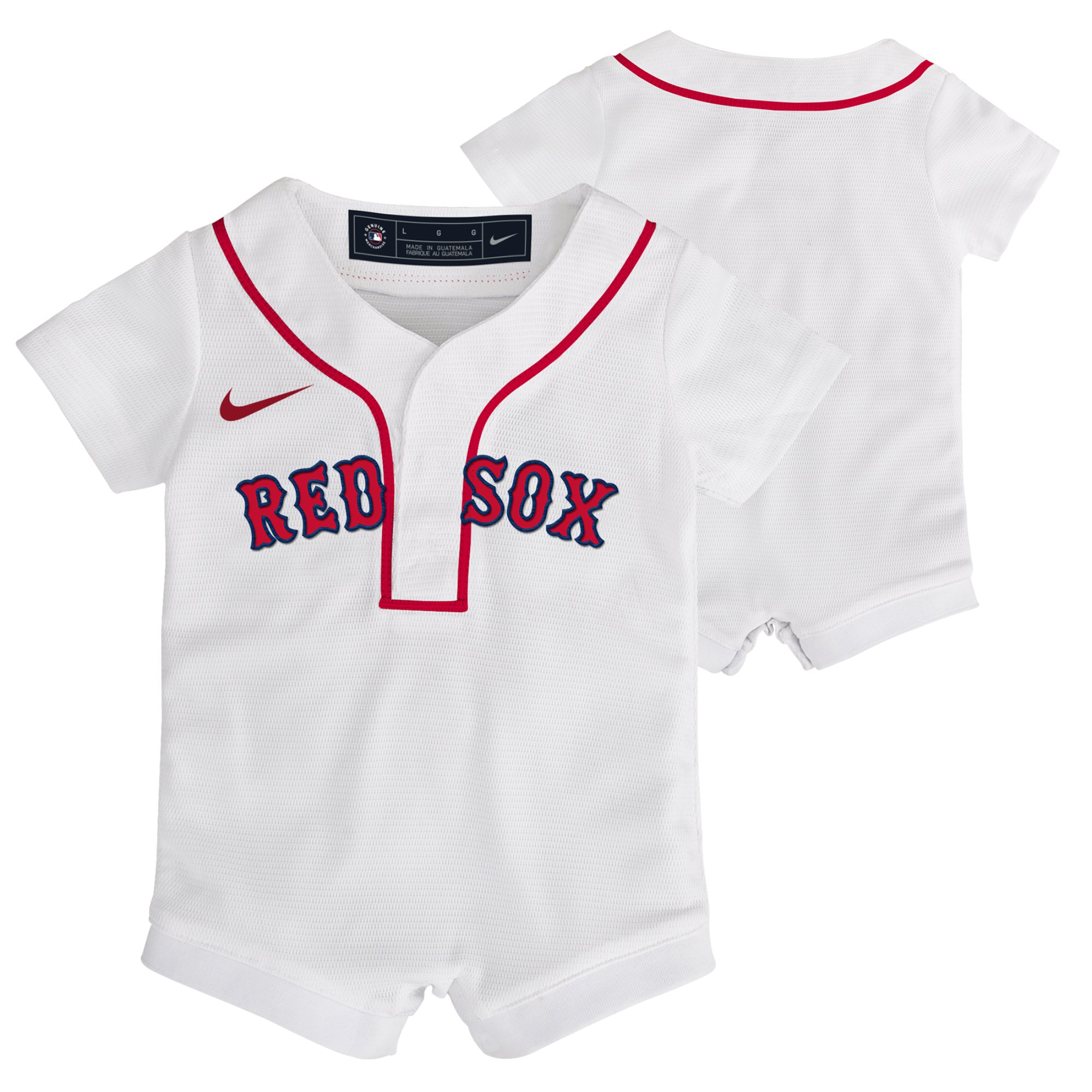 Boston Red Sox Nike Home Replica Strampler – Neugeborene Image