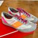 Coach Shoes | Coach Mae Canvas Sneaker -Size 5.5 | Color: Gray/Orange | Size: 5.5