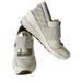 Michael Kors Shoes | Michael Kors Micaela Trainer Wedge Cream Canvas Casual Women's Shoes | Color: Cream/Gold | Size: 7.5