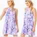 Lilly Pulitzer Dresses | Lilly Pulitzer Margot Dress Light Lilac Trunks In The Air Purple White Tassels | Color: Purple/White | Size: Xxl