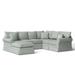 Multi Color Sectional - Birch Lane™ Bircham 3 - Piece Upholstered Sectional, Synthetic | 31 H x 117 W x 94 D in | Wayfair