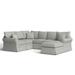 Gray Sectional - Birch Lane™ Bircham 3 - Piece Upholstered Sectional, Synthetic | 31 H x 117 W x 94 D in | Wayfair 0C948F8B44A84528862B93D99879CF56