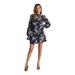 Free People Dresses | 26. Free People Aries Black Floral Mini, Nwt, Size Small | Color: Black/Cream | Size: S