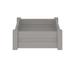 Barrette Outdoor Living 3.5 ft x 3.5 ft Vinyl Raised Garden Bed in Gray | 15.75 H x 41.81 W x 41.81 D in | Wayfair 73053441