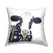 Stupell Industries Americana Cow Country Stars Stripes Printed Throw Pillow Design By Ashley Justice /Polyfill blend | 18 H x 18 W x 7 D in | Wayfair