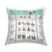 Stupell Industries Rooftop Santa Claus Urban Town Printed Throw Pillow Design By Dawn Quigg Polyester/Polyfill blend | 18 H x 18 W x 7 D in | Wayfair