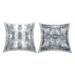 Stupell Industries Grey Boho Abstract Pattern Printed Throw Pillow Design By Ellie Roberts Set Of 2 /Polyfill blend | 18 H x 18 W x 7 D in | Wayfair