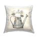 Stupell Industries Country Garden Watering Can Printed Throw Pillow Design By ND Art Polyester/Polyfill blend | 18 H x 18 W x 7 D in | Wayfair