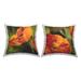 Stupell Industries Spring Poppies Orange Blooms Printed Throw Pillow Design By Pierre Viollet Set Of 2 /Polyfill blend | Wayfair