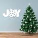 The Holiday Aisle® Christmas Joy Wall Décor, Metal in White | 17 H x 36 W x 0.12 D in | Wayfair 2AE01218E7BC4C7D922A7F938967E983