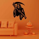 The Holiday Aisle® Grim Reaper Wall Décor, Metal in Black | 26.5 H x 35 W x 0.12 D in | Wayfair F2F173A5139145668A5678D706ED2A72