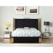 Everly Quinn Ashaureah Tufted Platform Bed Upholstered/Polyester in Black | King | Wayfair 626837DE762448EF961E07257DACFE4A