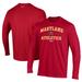 Men's Under Armour Red Maryland Terrapins Athletics Performance Long Sleeve T-Shirt