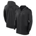 Men's Nike Black Chicago White Sox Authentic Collection Travel Performance Lightweight Full-Zip Hoodie