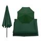 LATUAL Replacement Parasol Fabric Canopy For 2.7m/3m Round Parasols With 6 Arms/ 8 Arms, Sun Umbrella Top Cover Cloth,Polyester， Anti-ultraviolet, Waterproof, 5 Colors(Size:3M-8Ribs,Color:Green)