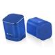 AURTEC Portable Bluetooth Speaker AT1, Dual Wireless Speakers with True Wireless Stereo Technology, Strong Bass and Powerful Volume, Bluetooth 4.2 for Phone/Tablet/PC and More（Blue）
