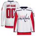 Men's adidas White Washington Capitals Away Primegreen Authentic Custom Jersey