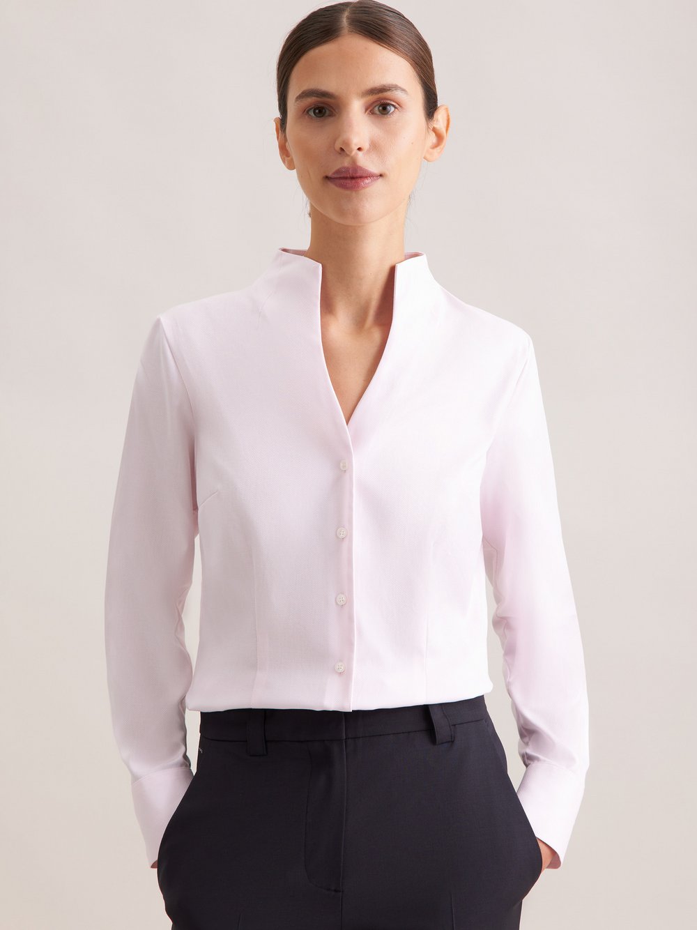 Seidensticker Kelchkragenbluse Damen pink, 32 Image