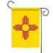 Yellow and Red New Mexico State Outdoor Garden Flag 18" x 12.5"