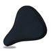 6 Colors Bicycle Bike Accessories Cycling Cushion 3D Soft Bicycle Saddle Cycling Silicone Seats Breathable Saddles Bike Seat Cover BLACK