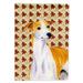 Carolines Treasures LH9103-FLAG-PARENT Whippet Fall Leaves Portrait Flag multicolor