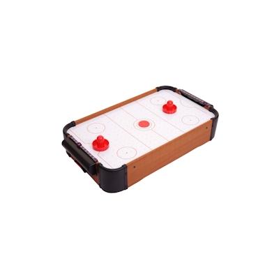 Mendler Mini Air Hockey HWC-J10, Tischspiel Lufthockey inklusive Zubehör, Holz 56x30x10cm