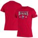 Men's adidas Scarlet Nebraska Huskers Along The Shadow Tri-Blend T-Shirt