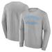 Men's Fanatics Branded Gray Johns Hopkins Blue Jays Campus Sweatshirt