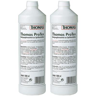 THOMAS Teppichreiniger "Protex", weiß, 2 St., Reinigungsmittel, 2x1l Flasche Image
