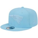 Men's New Era Light Blue England Patriots Color Pack Brights 9FIFTY Snapback Hat