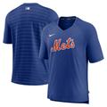 Men's Nike Royal New York Mets Authentic Collection Pregame Raglan Performance V-Neck T-Shirt