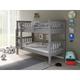 Carra Bunk Bed Grey With Pocket Sprung Mattresses