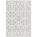 "Blur Damask Natural Gray 108""X156"" - Orian Rugs BCL/BLDA/41NG/276X398"