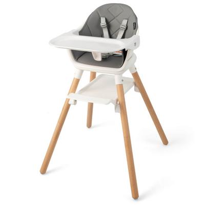 Costway 6-in-1 Baby High Chair with Removable Dishwasher and Safe Tray-White