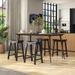 Costway Set of 2 Saddle Bar Stools Counter Height Dining Chairs with - See Details