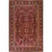 Vegetable Dye Mahal Persian Antique Area Rug Handmade Wool Carpet - 8'5"x 12'0"