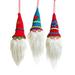 Gnome Wearing Stocking Hats and Sunglasses Christmas Holiday Ornaments Set of 3 - Multi