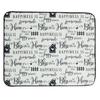 Farmhouse Happiness is Homemade Black and White Countertop Kitchen Drying Mat - Black,White