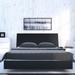 Queen Size Platform Bed Black