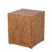 Outdoor Faux Wood Stump Side Table Coffee Table,Side table,End Table,Square Accent Table