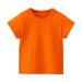 Sentuca Cotton Basic T Shirts for Toddler Baby Boys Girl Soft Solid Color Short Sleeve Loose Fitted Tee Tops