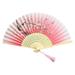 iOPQO Event & Party Folding Fan Chinese Fan Hand Fans For Women Foldable Silk Bamboos Foldable Fan Hollowed Fringe Hand Fan Foldable Paper Fans For Wedding Dancing Party Home Decoration folding fan F