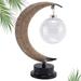 Tohuu Moon Night Light LED Hangable Desktop Star Bedside Lamp with Base Battery Operated Star Bed Light for Christmas Party Ornament Novelty Wishing Ball Reading Light classical