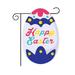 Easter Garden Banner Ornaments Spring Outdoor Decoration Banners Easter Bunny Decoration Banners Gardening Decoration Banners Flag Poles 30 Foot Heavy Duty Flag Pole Nylon Banner Rope