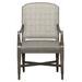 Fairfield Chair Stella King Louis Back Arm Chair Wood/Upholstered/Fabric in Brown | 38.5 H x 24.25 W x 28 D in | Wayfair 8801-04_9508 63_Tobacco