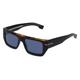 Boss 1502/S Herren-Sonnenbrille Vollrand Eckig Acetat-Gestell, braun